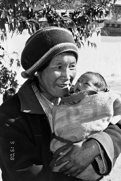 B&W-Mother with infant.jpg